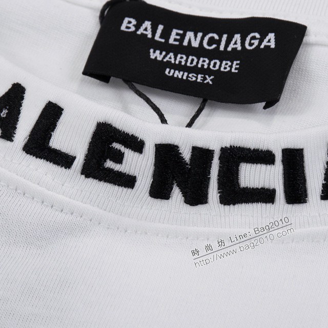 Balenciaga專櫃巴黎世家2023SS新款刺繡T恤 男女同款 tzy2739